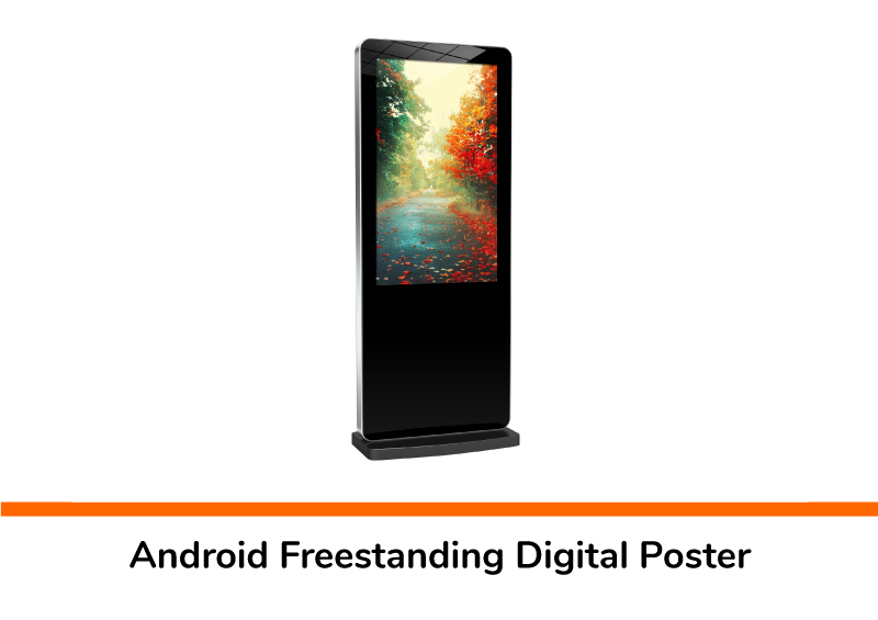 Android-Freestanding-Digital-Poster